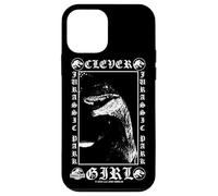 Jurassic Park Velociraptor Clever Girl Metal Style Custodia per iPhone 12 mini