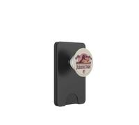 Jurassic Park Vintage Sunset Scene Rex And Palms PopSockets PopWallet per MagSafe