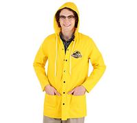 Jurassic Park Yellow Raincoat Fancy Dress Costume Medium