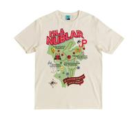 Jurassic ParkIsla Nublar Maglietta Mappa Adulto Unisex (TT948)