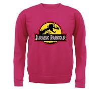 Jurassic Parkour - Bambini Felpa/Maglione - Free Running Sport Fitness Run
