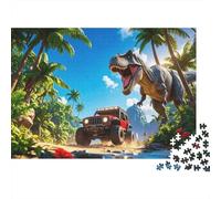 Jurassic Period Puzzle 1000 Pezzi Riciclato Material Dino Adventure Adulto Jigsaws Developing Ragazzo & Ragazza‘s Intelligence Genitore-Figlio Gioco Attività 70x50cm/1000pcs