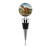 Jurassic Period - Tappo per bottiglia di vino riutilizzabile, sigillante decorativo per bottiglie per mantenere il vino fresco, è un accessorio ideale come regalo