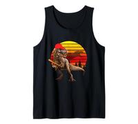 Jurassic T Rex Baseball Retro Vintage World Divertente Dinosauro Canotta