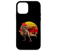 Jurassic T Rex Baseball Retro Vintage World Divertente Dinosauro Custodia per iPhone 12 mini