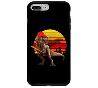 Jurassic T Rex Baseball Retro Vintage World Divertente Dinosauro Custodia per iPhone 7 Plus/8 Plus