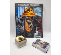 JURASSIC WORLD 3 IL DOMINIO ALBUM VUOTO FIGURINE + SET COMPLETO PANINI 2022