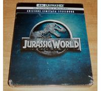 JURASSIC WORLD 4K UHD+BLU-RAY NUOVO IMBALLATO STEELBOOK AZIONE