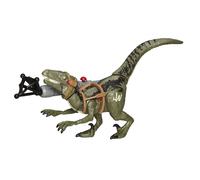 Jurassic World Bashers & Biters Velociraptor Blue Figure