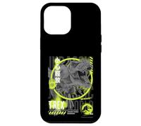 Jurassic World Beware T-Rex Info - Custodia con logo per iPhone 12 Pro Max