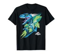 Jurassic World Blue Raptor Cartoon Style Maglietta