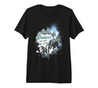 Jurassic World Blue The Raptor Roaring Through The Snow Maglietta Premium