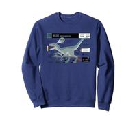 Jurassic World Blue Velociraptor Profile Felpa