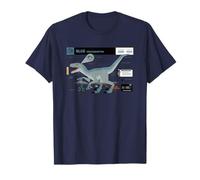 Jurassic World Blue Velociraptor Profile Maglietta