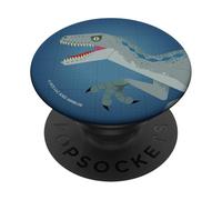 Jurassic World Blue Velociraptor Profile PopSockets PopGrip Adesivo
