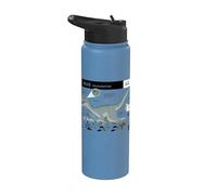 Jurassic World Blue Velociraptor Profile Stainless Steel Insulated Water Bottle