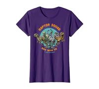 Jurassic World: Camp Cretaceous Raptor Squad Run with Us Maglietta, Donna, Viola, M