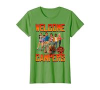 Jurassic World: Camp Cretaceous Welcome Campers Group Maglietta, Donna, Erba, M