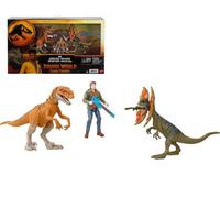 Jurassic World Chaos Theory Ben Escape Pack, set di action figure da 9,5 cm con dinosauri e blaster, serie Netflix