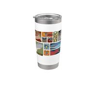 Jurassic World Classified Creatures Bicchiere termico in acciaio inox doppia parete