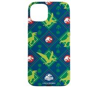 Jurassic World Dino Argyle Style Ugly Sweater All-Over Print Custodia per iPhone 15 Plus