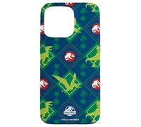 Jurassic World Dino Argyle Style Ugly Sweater All-Over Print Custodia per iPhone 15 Pro Max