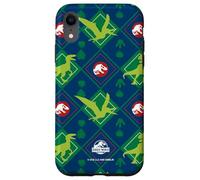 Jurassic World Dino Argyle Style Ugly Sweater All-Over Print Custodia per iPhone XR