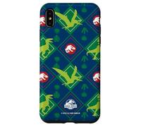 Jurassic World Dino Argyle Style Ugly Sweater All-Over Print Custodia per iPhone XS Max