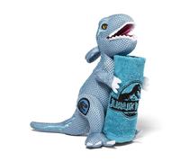 Jurassic World Dinosaur Plush Mesh Hugger e Washcloth 2 pezzi Bath Buddy Set Nuovo