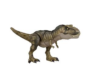 Jurassic World Dinosauro articolato T-Rex Golpea e Devora con Suono. 54,78 cm Lunghezza Altezza 21,59 cm, Multicolore, único, HDY55