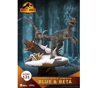 Beast Kingdom Toys Dominion D-stage Pvc Diorama Blue & Beta Jurassic Park 13 Cm Multicolor