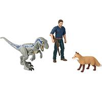 Jurassic World Dominion Owen & Velociraptr' beta ' Dinosauro Toy Nuovo Con