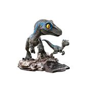 Jurassic World Dominion MiniCo Statua Blu e Beta 13 Cm Iron Studios