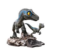 Jurassic World Dominion MiniCo Statua Blu e Beta 13 Cm Iron Studios