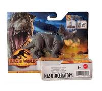 JURASSIC WORLD DOMINION NASUTOCERATOPS DINOSAURO EXTREME DAMAGE MATTEL HDX26