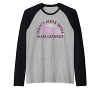 Jurassic World Don’t Mess with Mamasaurus Maglia con Maniche Raglan