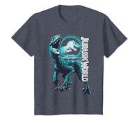 Jurassic World: Fallen Kingdom Raptor Blue Logo Maglietta, Bambini, Pervinca, 2 Anni