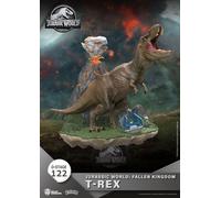 Beast Kingdom Toys Diorama T-rex Jurassic Park 13 Cm Marrone