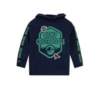 Jurassic World Felpe con Cappuccio Ragazzi Dinosauro Maglione a Maniche Lunghe Blu 8-9 Anni