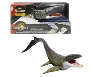 Jurassic World - Figurina articolata Mosasaurus Super Colossal - Nouvo