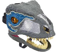 Jurassic World FMB74 Maschera Mordi e Ruggisci Velociraptor, Multicolore