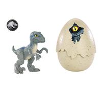 JURASSIC WORLD HATCH 'N PLAY DINOS Velociraptor Blue