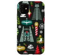 Jurassic World Holiday Icons All-Over Print Custodia per iPhone 11