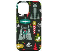 Jurassic World Holiday Icons All-Over Print Custodia per iPhone 12 mini