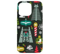 Jurassic World Holiday Icons All-Over Print Custodia per iPhone 15 Pro Max