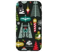 Jurassic World Holiday Icons All-Over Print Custodia per iPhone XR