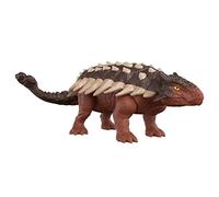 Jurassic World: Il Dominio Roar StrikersAnchilosauro Dinosauro Erbivoro Action Figure, con ruggito, attacco con colpo di coda e articolazioni mobili, per Bambini 4+ Anni, HDX36