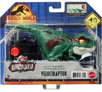 Figura VELOCIRAPTOR Click Tracker 15cm Radiocomandato Jurassic World GYN41