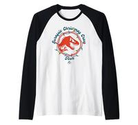 Jurassic World Jurassic Christmas Crew Teen Maglia con Maniche Raglan