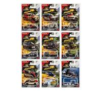Jurassic World Matchbox Legacy Collection - Set di veicoli pressofusi, confezione da 9 con modelli Mercedes, Ford, Jeep, a partire da 3 anni